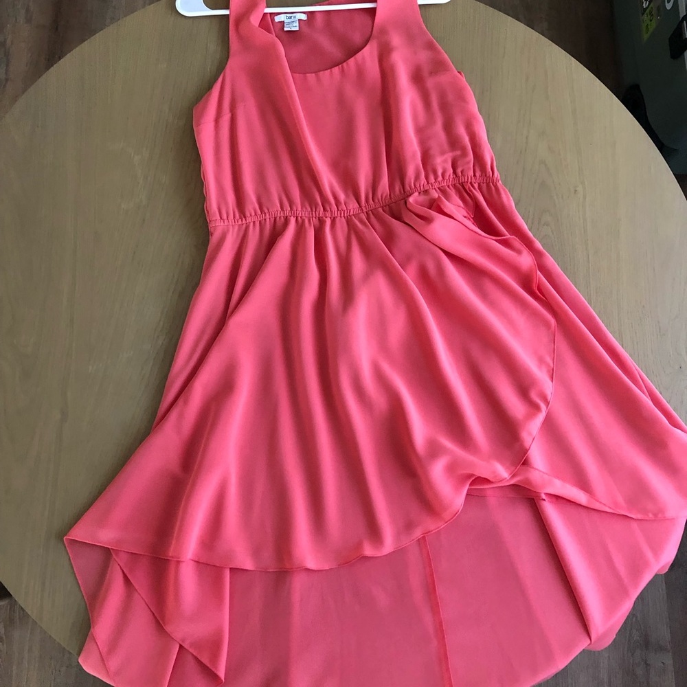 Pink hi-lo dress. Bar III